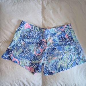 Lilly Pulitzer Multi-Color Wave Print Shorts